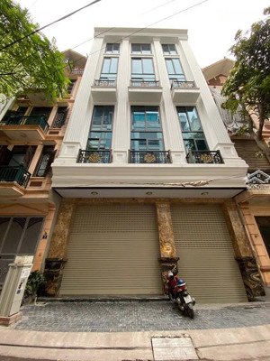 cho thuê tòa nhà nguyễn thị thập, cầu giấy 90 mét 7 tầng thông sàn thang máy