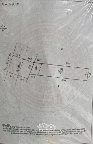 bán nhà mặt tiền đường thạch lam, quận tân phú (cũ), tphcm