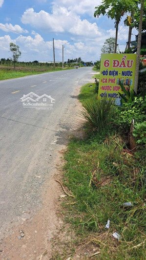bán 435m2 ( có 154m2 thổ + 281m2 lúa ) mặt tiền 827a thuộc xã thanh phú long , châu thành , long an