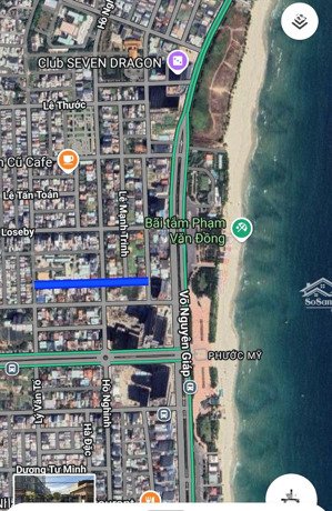 200m2 mặt tiền phạm thiều. cách bãi phạm văn đồng 200m