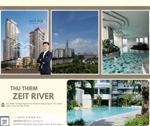 zeit river: chủ gửi cho thuê hoặc băn căn hộ 4pn tầng siêu cao, view sông siêu đẹp. em 