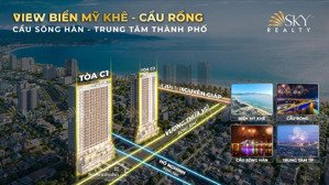 hot! căn studio 34.2m2 tầng cao view biển đà nẵng dự án sun costa residence, cách biển chỉ 250m