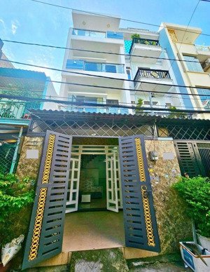 gồng lỗ bán nhà 4 tầng lê quang định, p1, gò vấp. giá 4tỷ280/51,6m2(4,3x12m). hẻm 6m ôtô quay đầu.