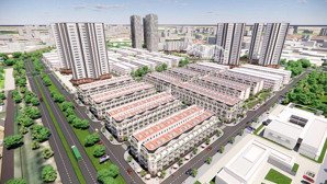 bán shophouse 75m2 4 tầng 239 m2 sàn cạnh 2 tòa chung cư 20 tầng chuẩn bị xây dựng giá 5,5 tỷ