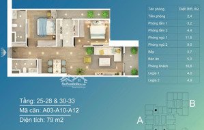 chung cư bid residence, tố hữu, 41,5 triệu/m2, 79 m2, 2pn, 2wc kđt văn khê, hà đông, hà nội