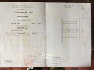 mặt tiền 10m dài 30m đường vân đồn, sơn trà, tp đà nẵng