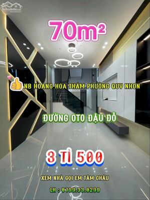 NHÀ 2 MÊ TRUNG TÂM THÀNH PHỐ BIỂN QUY NHƠN Gần Chợ Đầm nhà ở đường Hoàng Hoa Thám [Hẻm Rộng và Cạn] DT 70m2 Phường Quy Nhơn Trung Tâm Tỉnh Gia Lai Biển