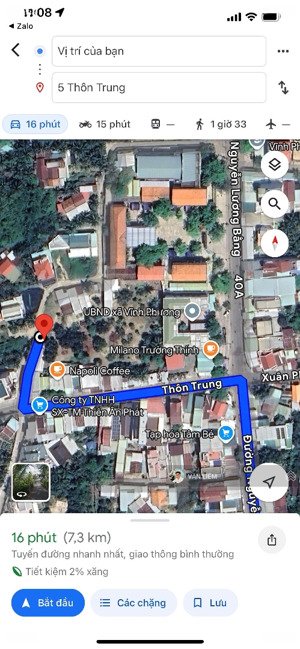 bán gấp lô đất thôn trung vĩnh phương - phường bắc nha trang ! diện tích : 66,4m2 đường bê t