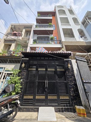 nhà 5 tầng full nội thất hẻm xe hơi phạm văn chiêu, gò vấp, gần emart 2, sát mặt tiền khu phân lô