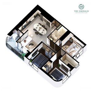 căn hộ 3pn the emerald 68 không gian rộng, vị trí vàng, ưu đãi mở bán