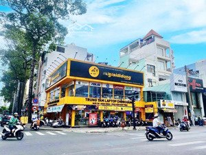 bán nhà góc 2 mặt tiền đường 3 tháng 2, quận 10. dt 7x22m, ctxd hầm 8 tầng, hđt 100tr/th, giá 42 tỷ