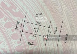 bán đất đấu giá cổng hinode royal park hai mặt đường, kinh doanh đỉnh