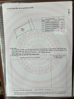 khuôn thửa xinh gần khu tái định cư hồng kỳ, đường thông ô tô giá chỉ 1x. lh 