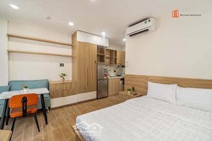 cho thuê căn hộ studio có ban công đường nguyễn cửu vân, bình thạnh full nội thất