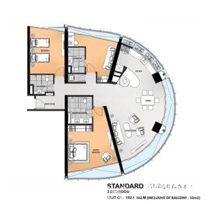 bán nhanh căn 3pn azura, view sông hàn, diện tích 188m2 giá chỉ 16 tỷ 2