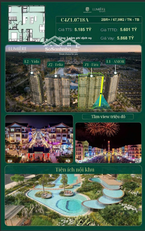 độc quyền căn 2pn + góc tầng trung view pháo hoa grandworld - khu nghỉ dưỡng hạng sang bậc nhất