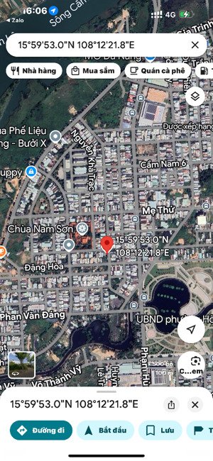 bán lô góc 2 mặt tiền đường 5.5m nguyễn bảo - hoà xuân