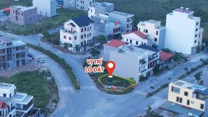 chính chủ bán lô góc 192.4m2, giá 16,5 tỷ tđc bắc sông cấm khu c - chân cầu nguyễn trãi