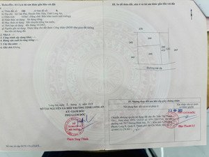 chính chủ cần bán gấp 3 lô đất lk mặt tiền đường đá xanh ngay tân phú, đức hòa, long an