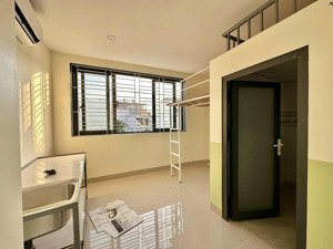 cho thuê phòng gác (duplex) cửa sổ full nội thất ở nơ trang long gần chợ bà chiểu ở bình thạnh