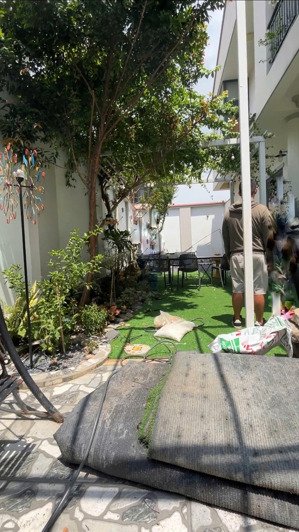 nhà 406.6m2 ( ngang 24m x 17m ) xây 2 tầng đường số 46, phường thảo điền, quận 2