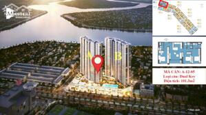 Căn DUAL KEY / 101.2M2 giá 7.991 tỷ View thành phố và sông Hàn - MASTERI RIVERA
