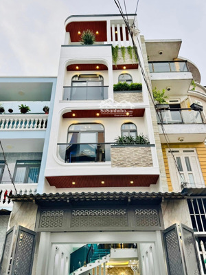 tôi cần bán nhà đường phan sào nam, p. 11, q. tân bình. giá 4,58tỷ/5x16m - sổ hồng riêng, 5pn - 6wc