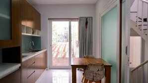 phòng 75m2 lê văn sỹ, 2 ban công, 1pn tách bếp riêng và nvs riêng,