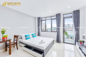 chdv 1 phòng ngủ 40m2 ban công lớn ở ung văn khiêm bình thạnh gần đh hutech, ngoại thương, q2, q1