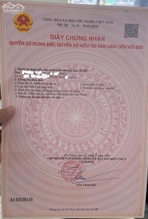 Bán đất Đoàn Xá - Kiến Thụy - Hải Phòng