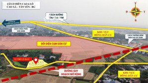 cần tiền bán gấp lô đất 100m2 full thổ cư bám trục đường liên thôn cao xá tân yên