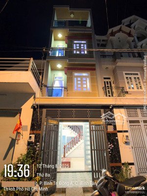 bán nhanh nhà mới 4 tầng mã lò hẻm thông 6m dtsd 172,9m² 6.85 tỷ (tl)