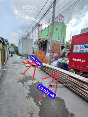 đất 2.8 tỉ ngã ba cây điệp. đường nhựa tiện xây nhà. khu dân trí.4.5*14.5m lh 