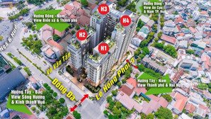 bán căn hộ huế heritage vị trí kim cương, đối diện vincom, sổ đỏ lâu dài