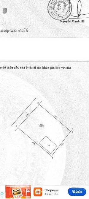 ngô gia tự lô đất vuông vắn 300m2 - mt 15m - ô tô vào đất mặt tiền rộng thích hợp đầu tư chia lô
