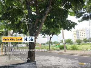 dt 120m2, giá từ 3.9 tới 4.3 tỷ, trục chính dũng sỹ điện ngọc, cách biển 1 km, sát cầu viêm đông.