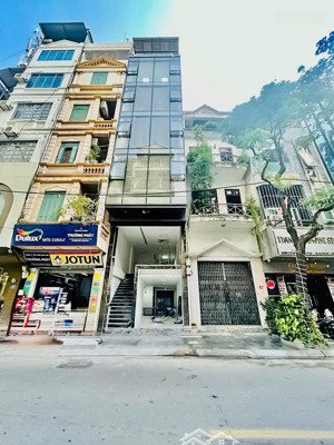 hót! giá 28,5 tỷ bán tòa nhà mặt phố lê trọng tấn, thanh xuân, 65m2 - 9 tầng thang, vỉa hè rộng.