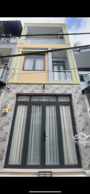 bán nhà hẻm xe hơi đường thạch lam (4x12 )50m2 trệt 3 lầu mới đẹp giá chỉ 5,95 tỷ còn thương lượng