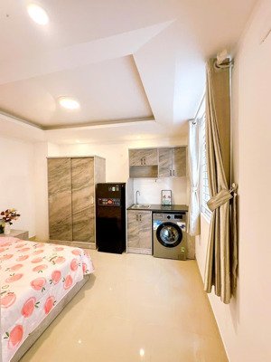 chính chủ cho thuê căn studio 30m2 lê quang định full nội thất free dịch vụ - bình thạnh