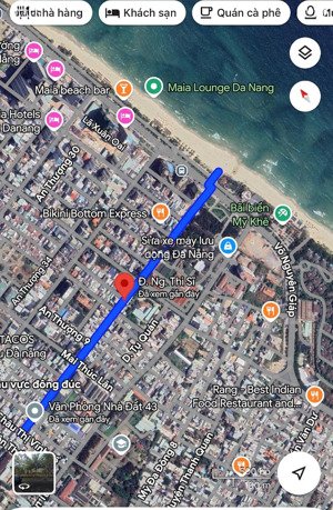 lô góc 2mt ngô thì sĩ sát biển mỹ khê khu phố tây an thượng