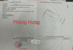 cặp đất đường 10m5 phùng hưng cách biển 100m. s= 163m ngang 9m kẹp luồng. giá: 16.xx tỷ