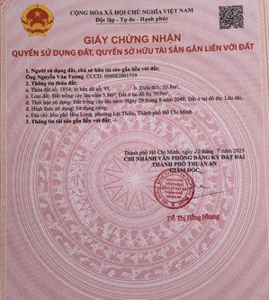 bán đất vĩnh phú 38 cũ nay là phường lái thiêu,tp,hcm. 2 tỷ bảy năm mươi ( thương lượng)