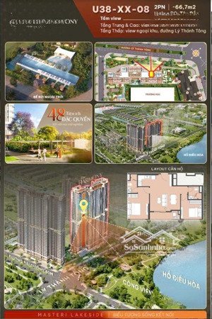 suất ngoại giao căn 2pn view hồ công viên gia lâm hot nhất tại dự án masteri lakeside giá từ 4,7 tỷ