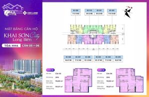 KSC.Quỹ căn 3PN cuối cùng tại Khai Sơn City. View hồ 22ha+ Vin Cổ Loa.Giá từ 65tr/m2, nhận nhà Q4