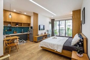 căn hộ thiết kế vintage 40m2 võ duy ninh bình thạnh, gần landmark 81, cầu thủ thiêm, sang trọng
