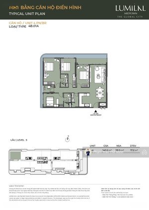 lumière midtown - a/c tìm căn hộ 4pn view trực diện nhạc nước dài 2km liên hệ minh 