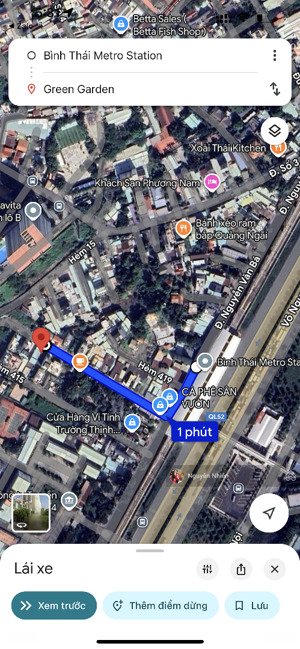 chủ thiện chí giảm mạnh lô đất đẹp 7x18 - đường nguyễn văn bá ngay trạm ga metro bình thái