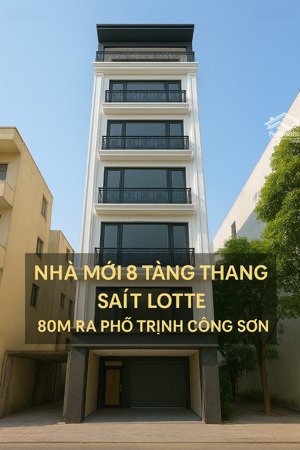 7 tầng thang máy mặt tiền 6 m vị trí vàng khu tây hồ chỉ 30m ra phố, 80m tới trịnh công sơn,