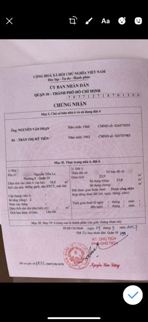 mời mua nhà hẻm 3,5m nguyễn tiều la, 3 tầng ngang 3x9m giá 4,1 tỷ