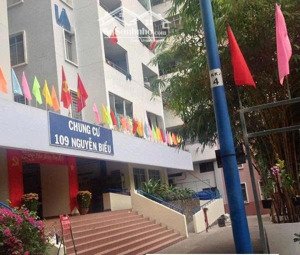 giảm 100tr bán chung cư 109 nguyễn biểu, q5 - 2pn - có thang máy - giá 2,75 tỷ